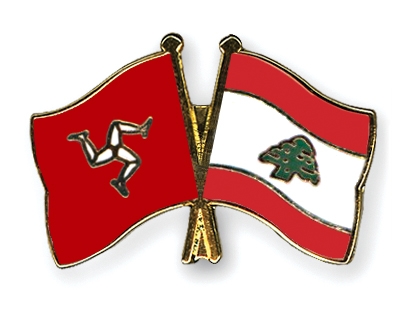 Fahnen Pins Isle-of-Man Libanon