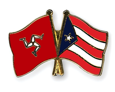 Fahnen Pins Isle-of-Man Puerto-Rico