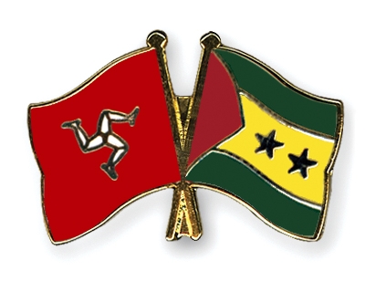 Fahnen Pins Isle-of-Man Sao-Tome-und-Principe