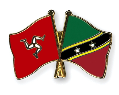 Fahnen Pins Isle-of-Man St-Kitts-und-Nevis