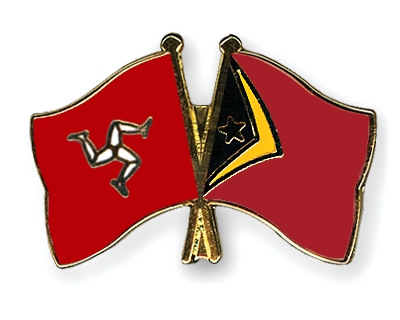 Fahnen Pins Isle-of-Man Timor-Leste