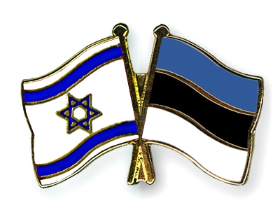 Fahnen Pins Israel Estland