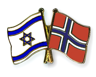 Fahnen Pins Israel Norwegen