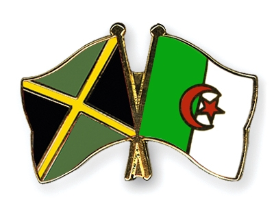 Fahnen Pins Jamaika Algerien