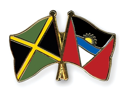 Fahnen Pins Jamaika Antigua-und-Barbuda