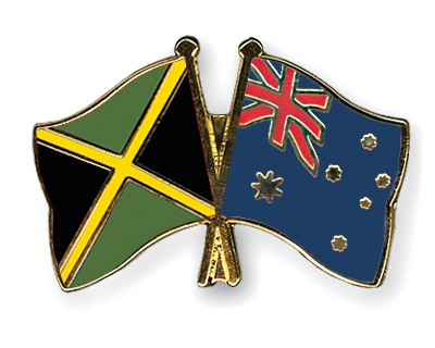 Fahnen Pins Jamaika Australien