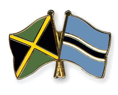 Fahnen Pins Jamaika Botsuana