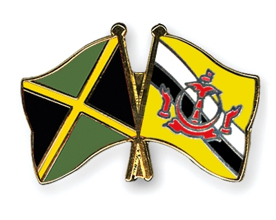 Fahnen Pins Jamaika Brunei-Darussalam