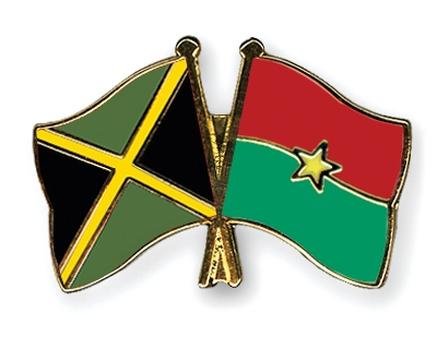 Fahnen Pins Jamaika Burkina-Faso