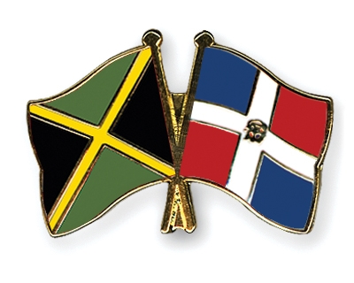 Fahnen Pins Jamaika Dominikanische-Republik