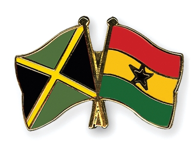 Fahnen Pins Jamaika Ghana