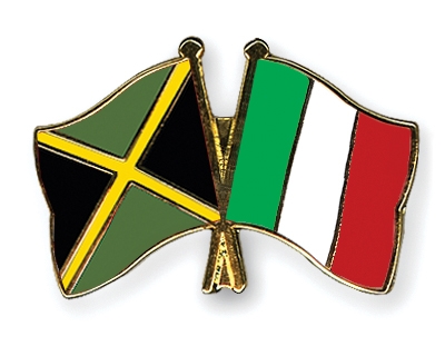 Fahnen Pins Jamaika Italien