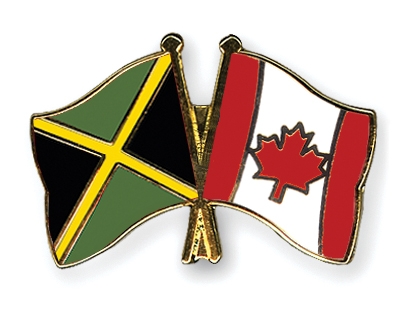 Fahnen Pins Jamaika Kanada