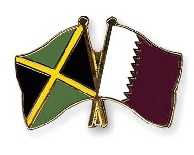 Fahnen Pins Jamaika Katar