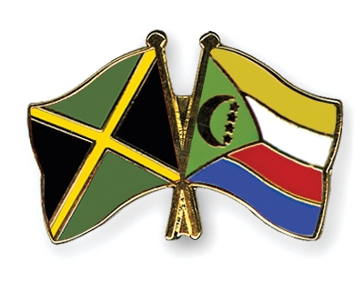 Fahnen Pins Jamaika Komoren