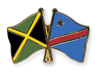 Fahnen Pins Jamaika Kongo-Demokratische-Republik