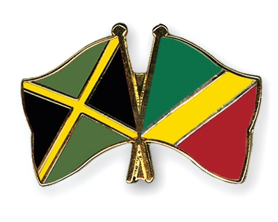 Fahnen Pins Jamaika Kongo-Republik