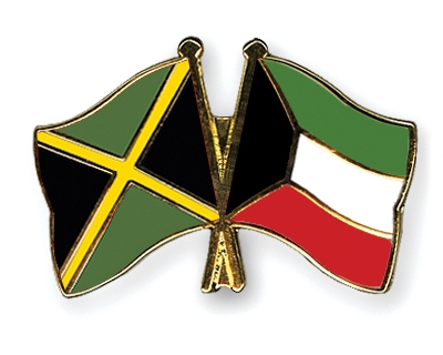 Fahnen Pins Jamaika Kuwait