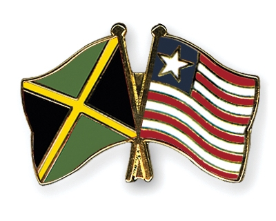 Fahnen Pins Jamaika Liberia
