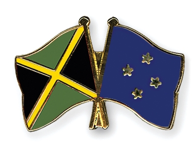 Fahnen Pins Jamaika Mikronesien