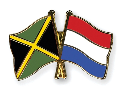 Fahnen Pins Jamaika Niederlande