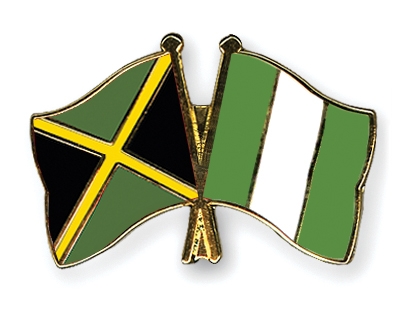 Fahnen Pins Jamaika Nigeria