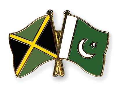 Fahnen Pins Jamaika Pakistan