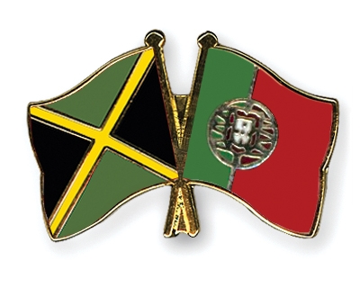 Fahnen Pins Jamaika Portugal