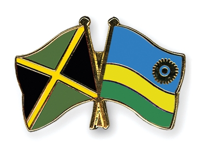 Fahnen Pins Jamaika Ruanda