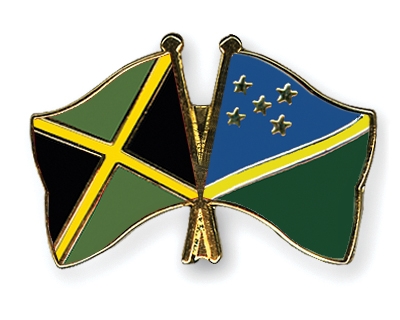 Fahnen Pins Jamaika Salomonen