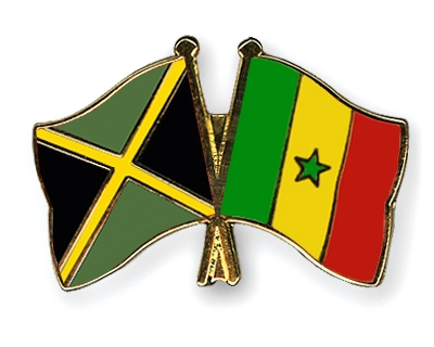 Fahnen Pins Jamaika Senegal