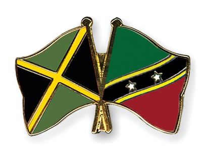 Fahnen Pins Jamaika St-Kitts-und-Nevis