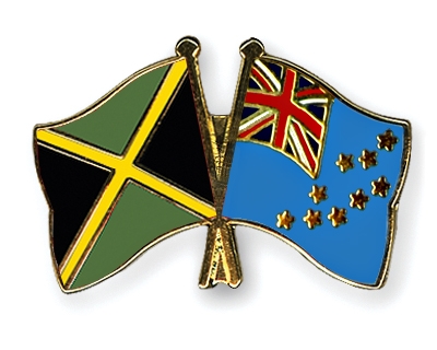 Fahnen Pins Jamaika Tuvalu