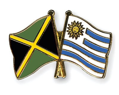 Fahnen Pins Jamaika Uruguay