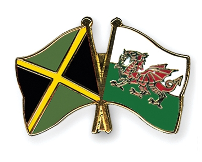 Fahnen Pins Jamaika Wales