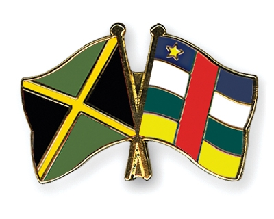 Fahnen Pins Jamaika Zentralafrikanische-Republik