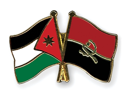 Fahnen Pins Jordanien Angola