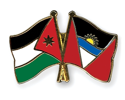 Fahnen Pins Jordanien Antigua-und-Barbuda