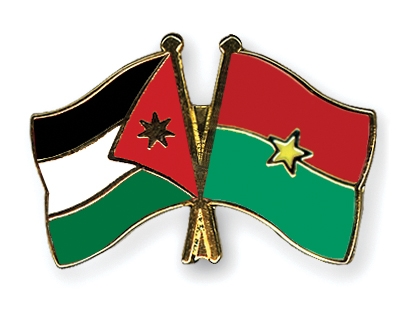 Fahnen Pins Jordanien Burkina-Faso