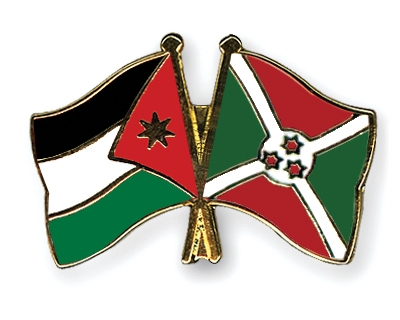 Fahnen Pins Jordanien Burundi