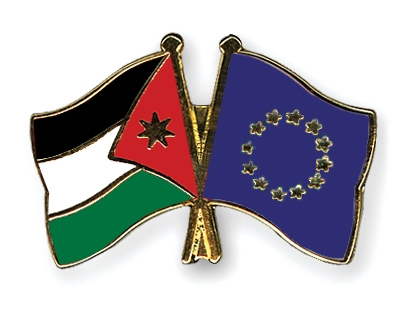 Fahnen Pins Jordanien Europa