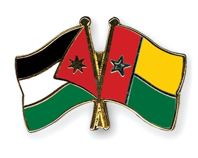 Fahnen Pins Jordanien Guinea-Bissau