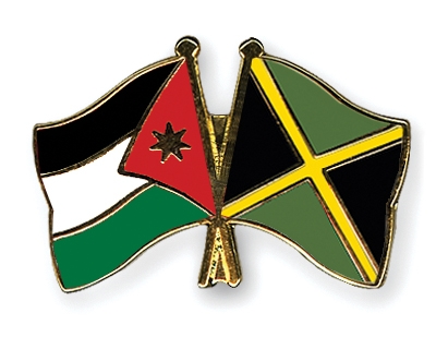 Fahnen Pins Jordanien Jamaika