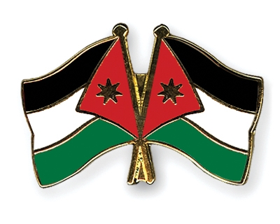 Fahnen Pins Jordanien Jordanien