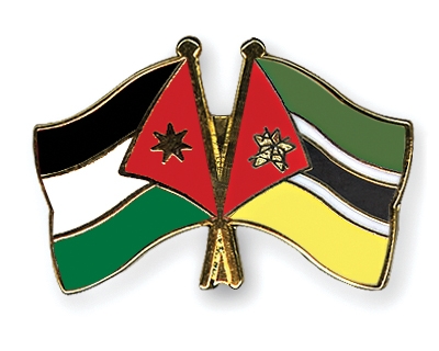 Fahnen Pins Jordanien Mosambik