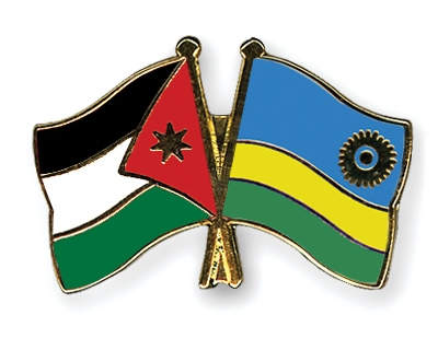 Fahnen Pins Jordanien Ruanda