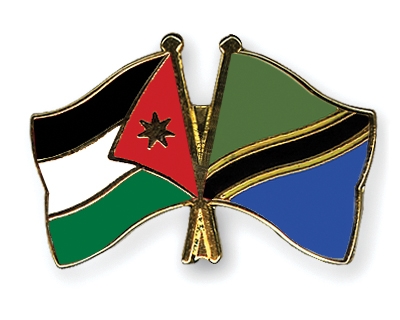 Fahnen Pins Jordanien Tansania