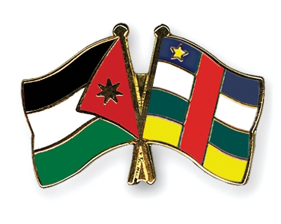 Fahnen Pins Jordanien Zentralafrikanische-Republik