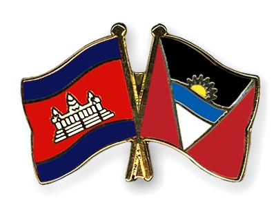 Fahnen Pins Kambodscha Antigua-und-Barbuda