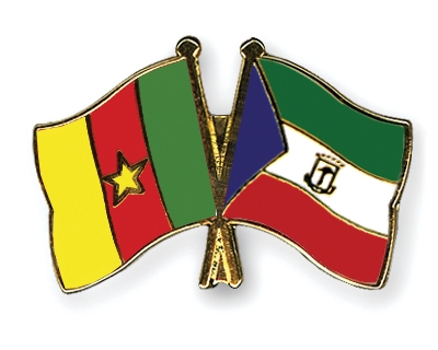 Fahnen Pins Kamerun quatorialguinea